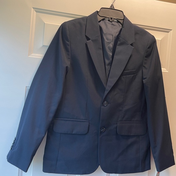NWT Cat & Jack Suit Jacket Navy Blue Boys Sz 10 Sport Coat Blazer - Picture 1 of 6